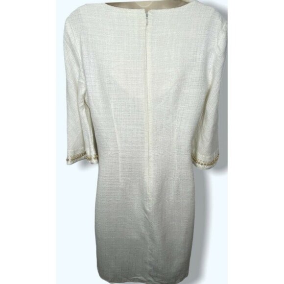 Signature By Robbie Bee Women’s A-Line Dress 6 Whi - Picture 3 of 11